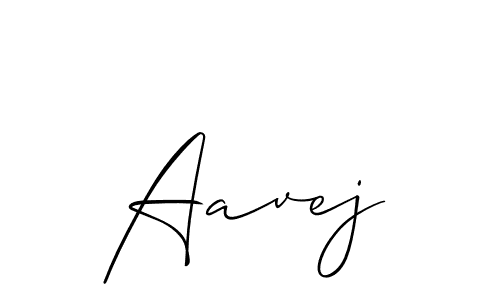 Create a beautiful signature design for name Aavej. With this signature (Allison_Script) fonts, you can make a handwritten signature for free. Aavej signature style 2 images and pictures png