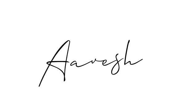 Create a beautiful signature design for name Aavesh. With this signature (Allison_Script) fonts, you can make a handwritten signature for free. Aavesh signature style 2 images and pictures png