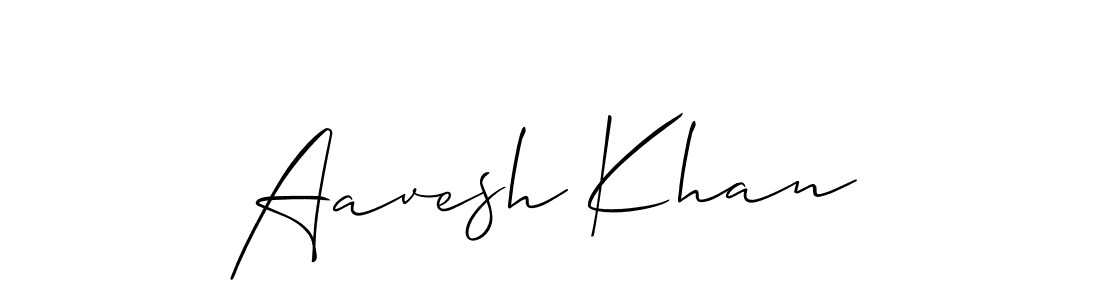 How to make Aavesh Khan name signature. Use Allison_Script style for creating short signs online. This is the latest handwritten sign. Aavesh Khan signature style 2 images and pictures png