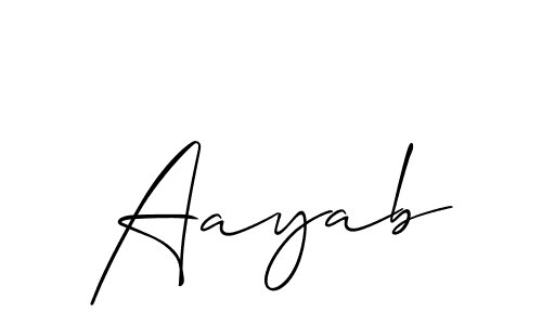 Once you've used our free online signature maker to create your best signature Allison_Script style, it's time to enjoy all of the benefits that Aayab name signing documents. Aayab signature style 2 images and pictures png