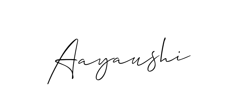 Similarly Allison_Script is the best handwritten signature design. Signature creator online .You can use it as an online autograph creator for name Aayaushi. Aayaushi signature style 2 images and pictures png