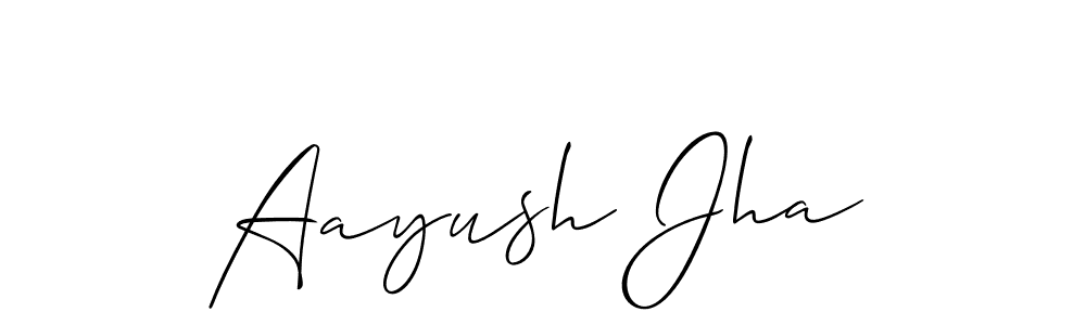 Similarly Allison_Script is the best handwritten signature design. Signature creator online .You can use it as an online autograph creator for name Aayush Jha. Aayush Jha signature style 2 images and pictures png