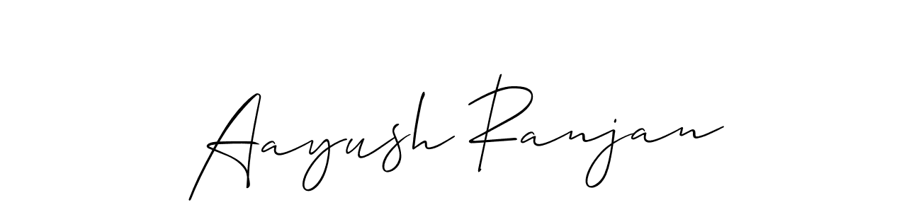 It looks lik you need a new signature style for name Aayush Ranjan. Design unique handwritten (Allison_Script) signature with our free signature maker in just a few clicks. Aayush Ranjan signature style 2 images and pictures png