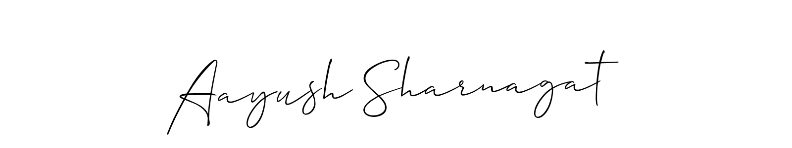 Here are the top 10 professional signature styles for the name Aayush Sharnagat. These are the best autograph styles you can use for your name. Aayush Sharnagat signature style 2 images and pictures png