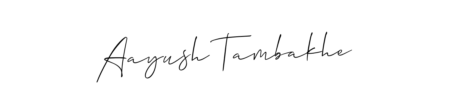 How to Draw Aayush Tambakhe signature style? Allison_Script is a latest design signature styles for name Aayush Tambakhe. Aayush Tambakhe signature style 2 images and pictures png