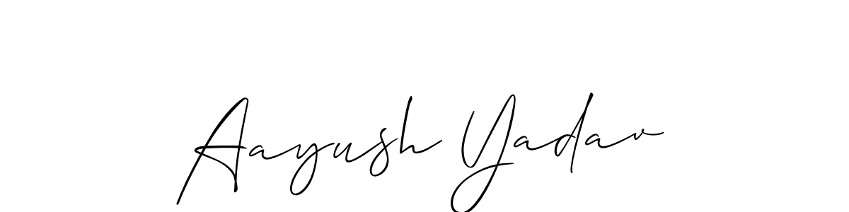 if you are searching for the best signature style for your name Aayush Yadav. so please give up your signature search. here we have designed multiple signature styles  using Allison_Script. Aayush Yadav signature style 2 images and pictures png