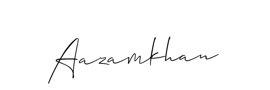 Make a beautiful signature design for name Aazamkhan. Use this online signature maker to create a handwritten signature for free. Aazamkhan signature style 2 images and pictures png