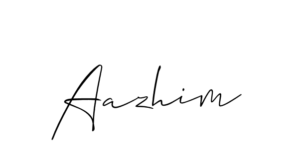 Make a beautiful signature design for name Aazhim. Use this online signature maker to create a handwritten signature for free. Aazhim signature style 2 images and pictures png