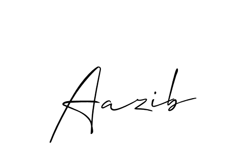 The best way (Allison_Script) to make a short signature is to pick only two or three words in your name. The name Aazib include a total of six letters. For converting this name. Aazib signature style 2 images and pictures png