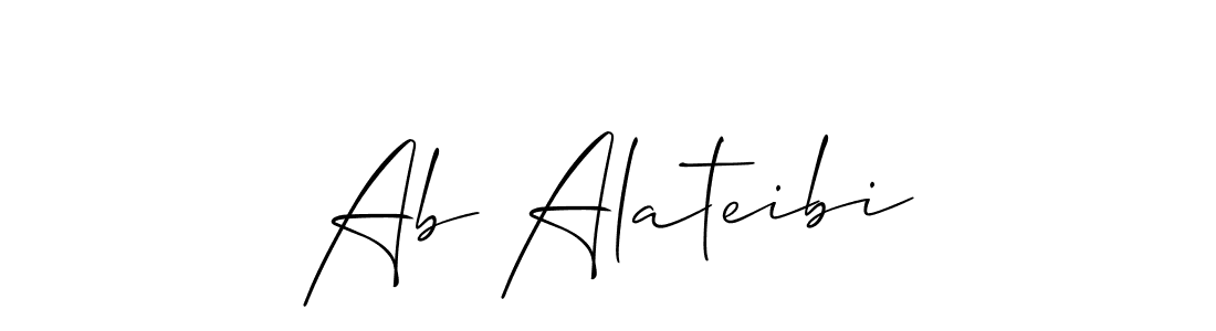 Also You can easily find your signature by using the search form. We will create Ab Alateibi name handwritten signature images for you free of cost using Allison_Script sign style. Ab Alateibi signature style 2 images and pictures png