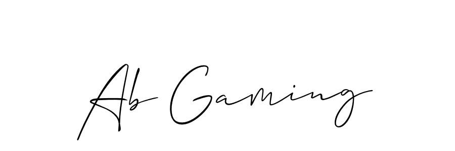 Here are the top 10 professional signature styles for the name Ab Gaming. These are the best autograph styles you can use for your name. Ab Gaming signature style 2 images and pictures png