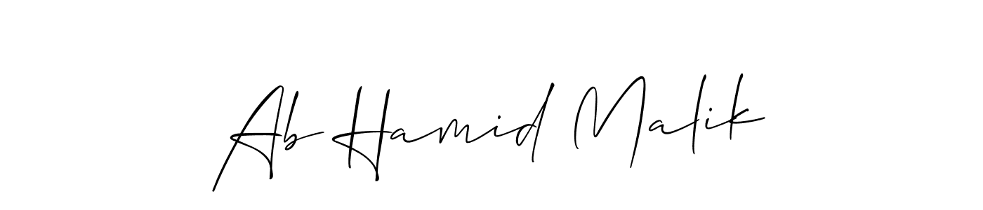 Here are the top 10 professional signature styles for the name Ab Hamid Malik. These are the best autograph styles you can use for your name. Ab Hamid Malik signature style 2 images and pictures png