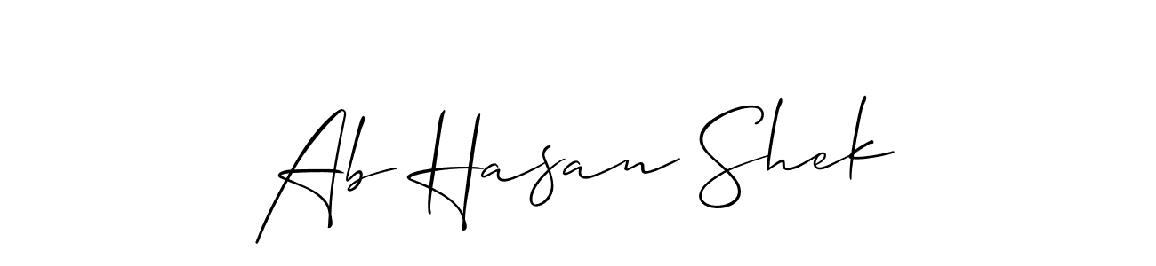 Here are the top 10 professional signature styles for the name Ab Hasan Shek. These are the best autograph styles you can use for your name. Ab Hasan Shek signature style 2 images and pictures png