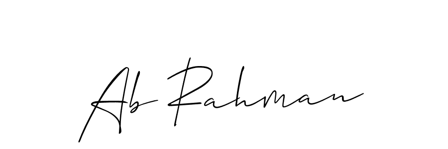 Make a beautiful signature design for name Ab Rahman. Use this online signature maker to create a handwritten signature for free. Ab Rahman signature style 2 images and pictures png