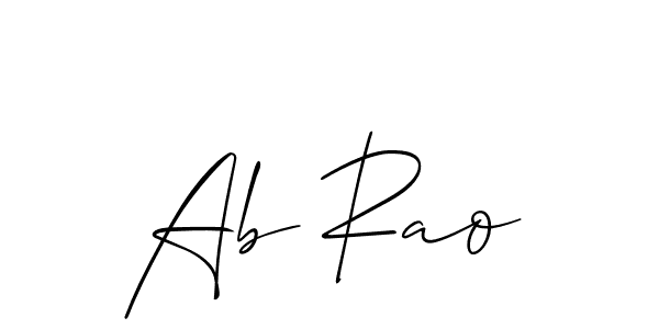 How to Draw Ab Rao signature style? Allison_Script is a latest design signature styles for name Ab Rao. Ab Rao signature style 2 images and pictures png