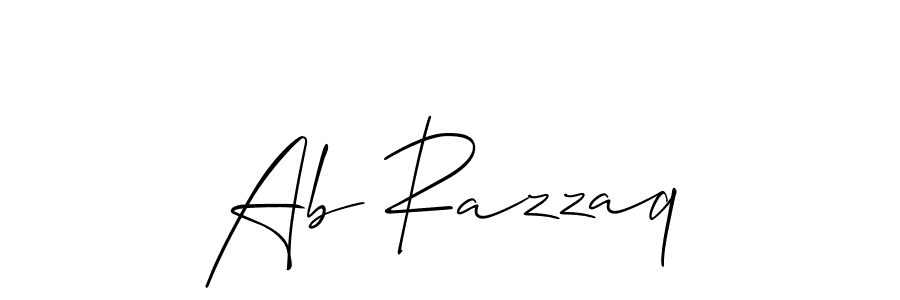 This is the best signature style for the Ab Razzaq name. Also you like these signature font (Allison_Script). Mix name signature. Ab Razzaq signature style 2 images and pictures png