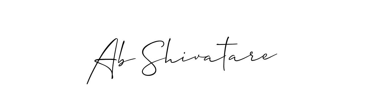 How to Draw Ab Shivatare signature style? Allison_Script is a latest design signature styles for name Ab Shivatare. Ab Shivatare signature style 2 images and pictures png