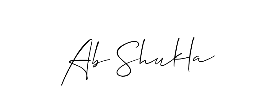 Ab Shukla stylish signature style. Best Handwritten Sign (Allison_Script) for my name. Handwritten Signature Collection Ideas for my name Ab Shukla. Ab Shukla signature style 2 images and pictures png