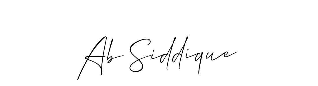 Ab Siddique stylish signature style. Best Handwritten Sign (Allison_Script) for my name. Handwritten Signature Collection Ideas for my name Ab Siddique. Ab Siddique signature style 2 images and pictures png