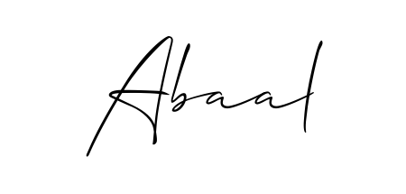 Make your name Abaal memorable on every contract using Allison_Script autograph style. Instant transparent background export available. Abaal signature style 2 images and pictures png