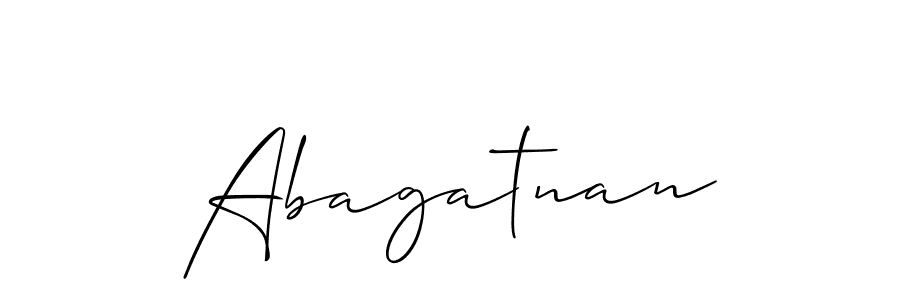 Similarly Allison_Script is the best handwritten signature design. Signature creator online .You can use it as an online autograph creator for name Abagatnan. Abagatnan signature style 2 images and pictures png