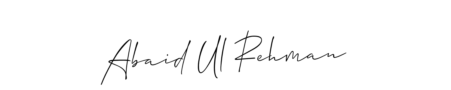 Once you've used our free online signature maker to create your best signature Allison_Script style, it's time to enjoy all of the benefits that Abaid Ul Rehman name signing documents. Abaid Ul Rehman signature style 2 images and pictures png