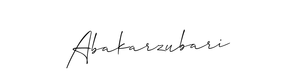 How to Draw Abakarzubari signature style? Allison_Script is a latest design signature styles for name Abakarzubari. Abakarzubari signature style 2 images and pictures png