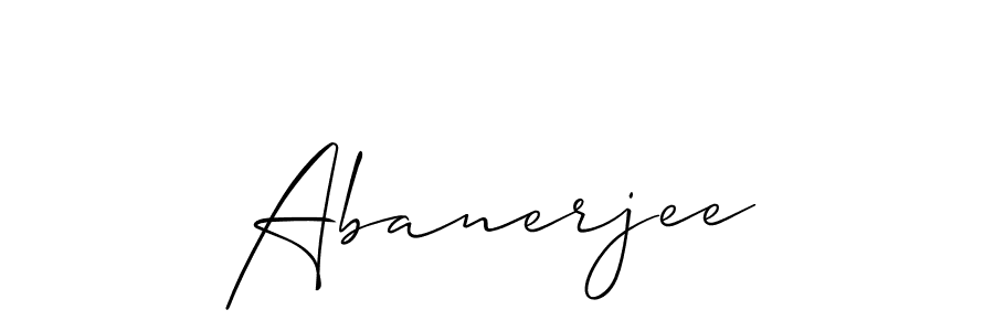 Also You can easily find your signature by using the search form. We will create Abanerjee name handwritten signature images for you free of cost using Allison_Script sign style. Abanerjee signature style 2 images and pictures png