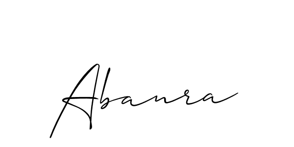 Make a beautiful signature design for name Abanra. Use this online signature maker to create a handwritten signature for free. Abanra signature style 2 images and pictures png