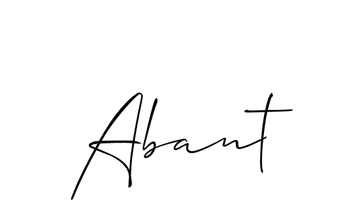 The best way (Allison_Script) to make a short signature is to pick only two or three words in your name. The name Abant include a total of six letters. For converting this name. Abant signature style 2 images and pictures png