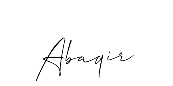 Make a beautiful signature design for name Abaqir. Use this online signature maker to create a handwritten signature for free. Abaqir signature style 2 images and pictures png
