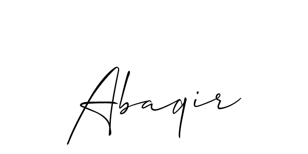 Make a beautiful signature design for name Abaqir. Use this online signature maker to create a handwritten signature for free. Abaqir signature style 2 images and pictures png