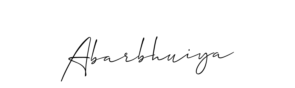 Similarly Allison_Script is the best handwritten signature design. Signature creator online .You can use it as an online autograph creator for name Abarbhuiya. Abarbhuiya signature style 2 images and pictures png