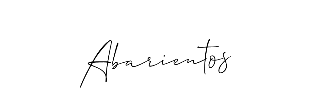 You can use this online signature creator to create a handwritten signature for the name Abarientos. This is the best online autograph maker. Abarientos signature style 2 images and pictures png