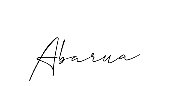 Abarua stylish signature style. Best Handwritten Sign (Allison_Script) for my name. Handwritten Signature Collection Ideas for my name Abarua. Abarua signature style 2 images and pictures png