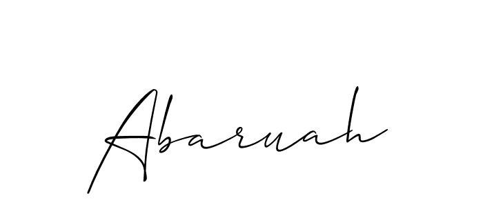 How to Draw Abaruah signature style? Allison_Script is a latest design signature styles for name Abaruah. Abaruah signature style 2 images and pictures png
