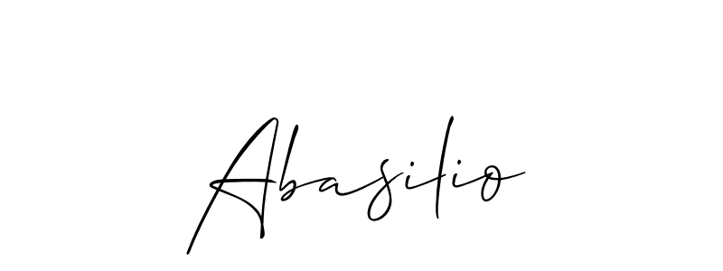 Also You can easily find your signature by using the search form. We will create Abasilio name handwritten signature images for you free of cost using Allison_Script sign style. Abasilio signature style 2 images and pictures png