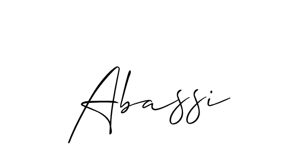 How to make Abassi name signature. Use Allison_Script style for creating short signs online. This is the latest handwritten sign. Abassi signature style 2 images and pictures png