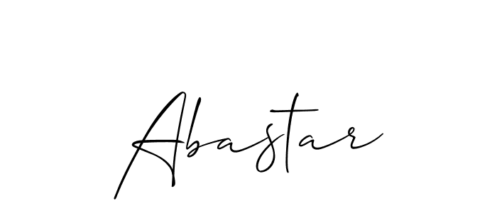 Create a beautiful signature design for name Abastar. With this signature (Allison_Script) fonts, you can make a handwritten signature for free. Abastar signature style 2 images and pictures png