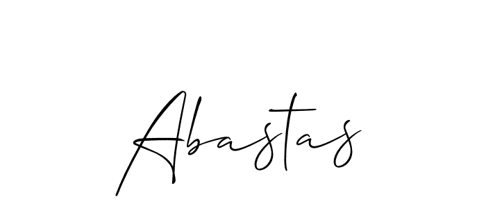 Best and Professional Signature Style for Abastas. Allison_Script Best Signature Style Collection. Abastas signature style 2 images and pictures png