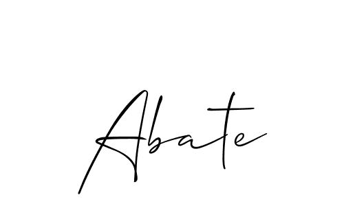 Similarly Allison_Script is the best handwritten signature design. Signature creator online .You can use it as an online autograph creator for name Abate. Abate signature style 2 images and pictures png
