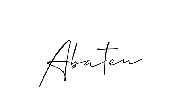 You can use this online signature creator to create a handwritten signature for the name Abaten. This is the best online autograph maker. Abaten signature style 2 images and pictures png