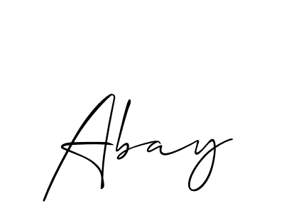 It looks lik you need a new signature style for name Abay. Design unique handwritten (Allison_Script) signature with our free signature maker in just a few clicks. Abay signature style 2 images and pictures png