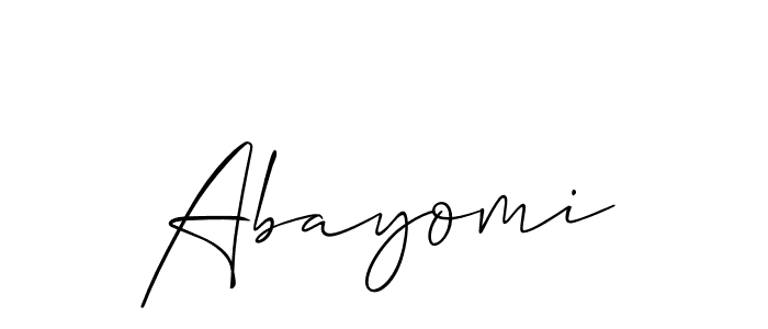 Make a beautiful signature design for name Abayomi. Use this online signature maker to create a handwritten signature for free. Abayomi signature style 2 images and pictures png