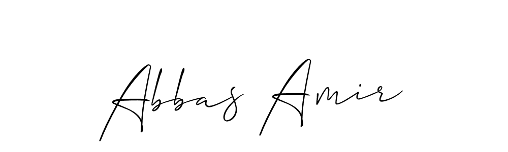 if you are searching for the best signature style for your name Abbas Amir. so please give up your signature search. here we have designed multiple signature styles  using Allison_Script. Abbas Amir signature style 2 images and pictures png