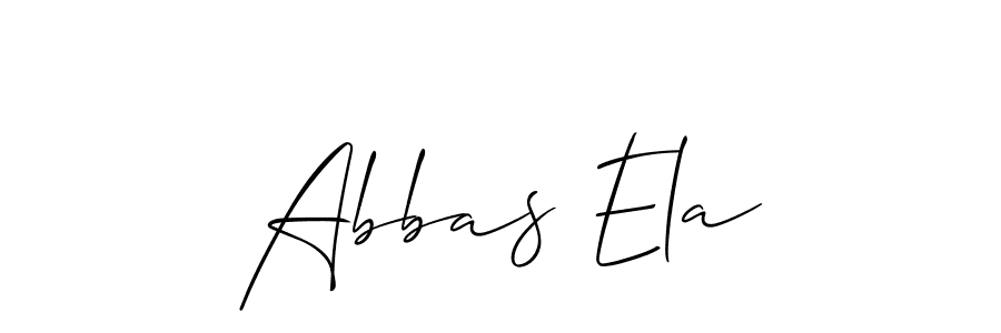 Make a short Abbas Ela signature style. Manage your documents anywhere anytime using Allison_Script. Create and add eSignatures, submit forms, share and send files easily. Abbas Ela signature style 2 images and pictures png