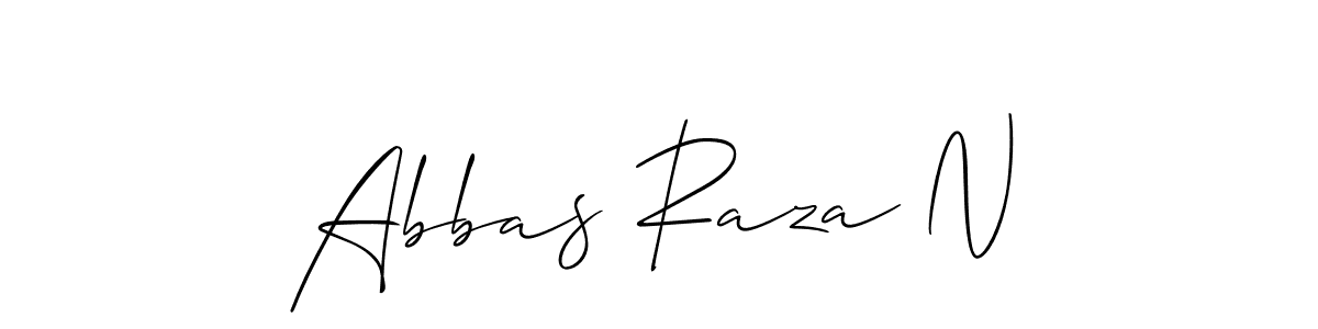 Here are the top 10 professional signature styles for the name Abbas Raza N. These are the best autograph styles you can use for your name. Abbas Raza N signature style 2 images and pictures png