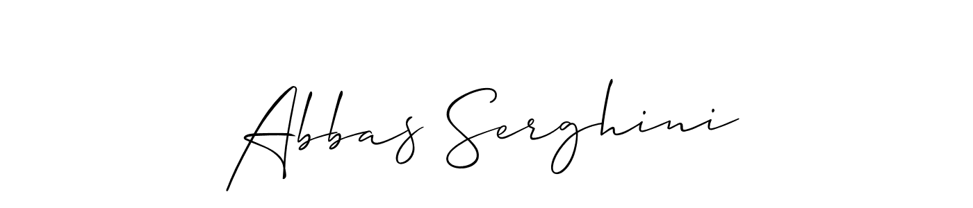 How to Draw Abbas Serghini signature style? Allison_Script is a latest design signature styles for name Abbas Serghini. Abbas Serghini signature style 2 images and pictures png