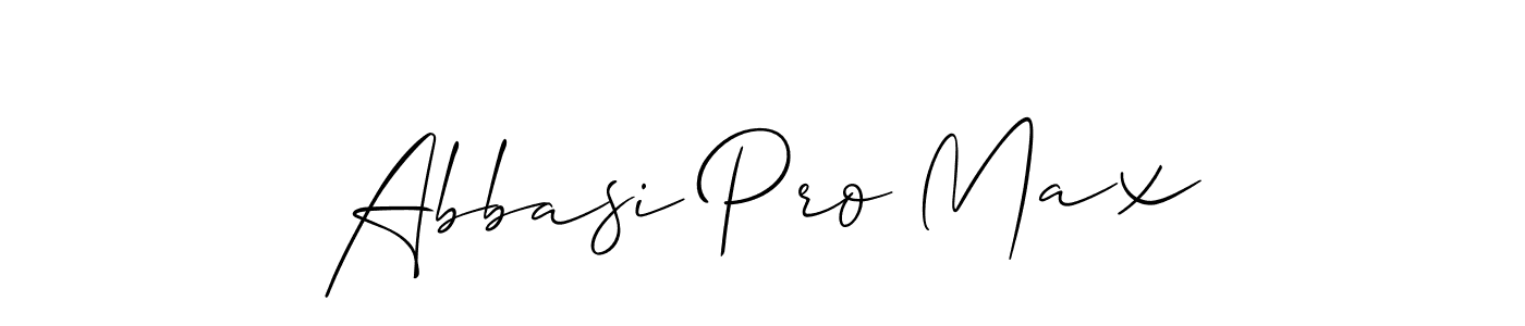 Make a short Abbasi Pro Max signature style. Manage your documents anywhere anytime using Allison_Script. Create and add eSignatures, submit forms, share and send files easily. Abbasi Pro Max signature style 2 images and pictures png