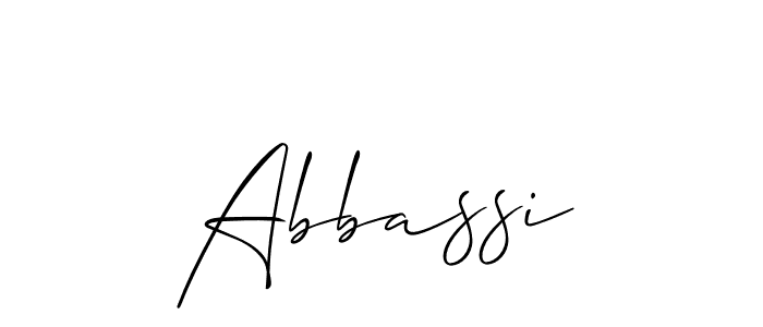 Best and Professional Signature Style for Abbassi. Allison_Script Best Signature Style Collection. Abbassi signature style 2 images and pictures png